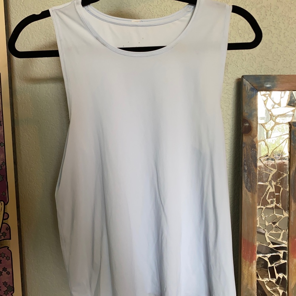 Light blue Lulu Lemon tank - Picture 1 of 4